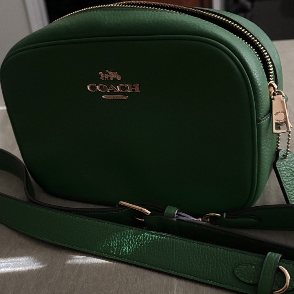 Coach Forest Green Crossbody Bag